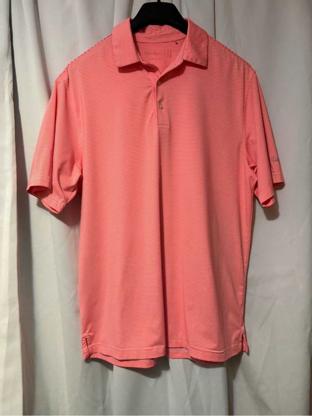Men's Coral Short-Sleeve Polo Golf Shirt #2108